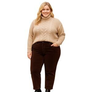 Lauren Jeans Co. Ralph Lauren Brown Corduroy Pants Women’s 16